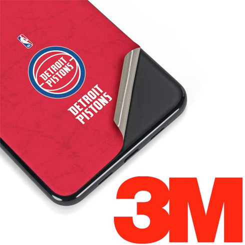 NBA Detroit Pistons Distressed Google Pixel 3a XL Skin